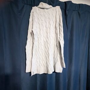 Cable Knit Turtleneck Sweater